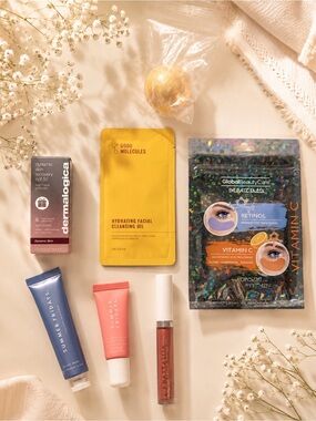 Luxury Skincare & Beauty Bundle | Dermalogica +Summer Fridays + Gold Bath Bomb